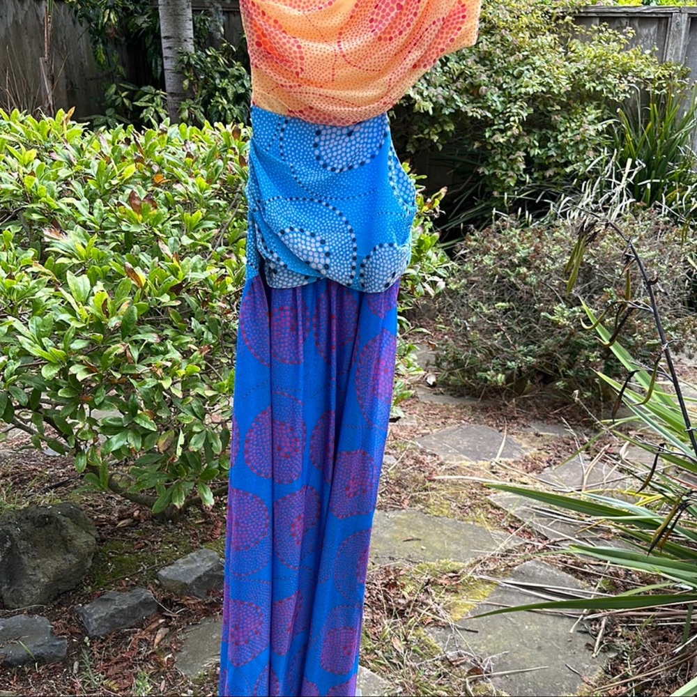 STAUD ASHLYN DRESS MULTI WHIRLPOOL - Picture 3 of 6